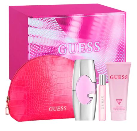 Estuche Guess Guess Mujer 4pzs 75ml EDP+15ml EDP+Crema+Cosmetiquera